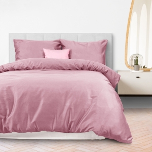 Pościel Bawełna Satynowa 160x200 - Wrzosowa Jednobarwna