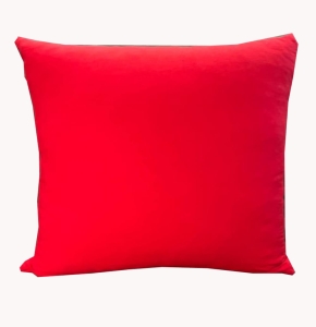 Poszewka Bawełniana 40x40 - Czerwona Czerwień Świąteczna