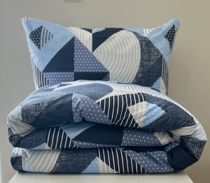 Pościel Bawełniana Anmar 200x200 - Morska Geometria