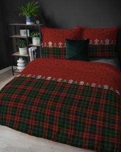 Pościel Flanelowa 220x200 - Domki Świąteczne