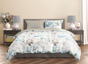 Pościel Bawełna Satynowa 160x200 - Kwiaty Pastelowe