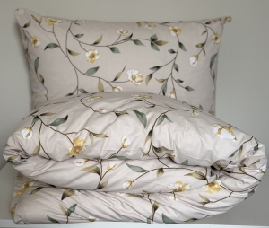 Pościel Bawełniana Anmar 220x200 - Gałązki Kwiatuszki