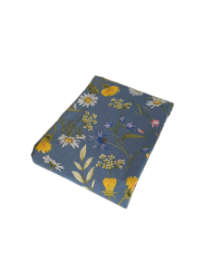 Prześcieradło Bawełniane 160x200 - Stokrotki Niebieskie