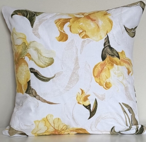 Poszewka Bawełniana Anmar 35x35 - Żółte Irysy