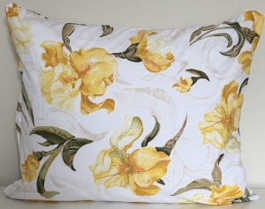 Poszewka Bawełniana Anmar 50x60 - Żółte Irysy