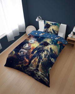 Pościel Bawełniana 160x200 - Kosmonauta Astronauta