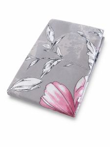 Prześcieradło Bawełniane 220x200 -  Kwiaty Magnolii i Hibiskusa