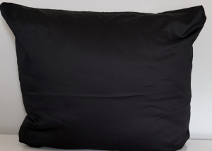 Poszewka Bawełna Satynowa Jednobarwna Anmar 50x60 - Czarna
