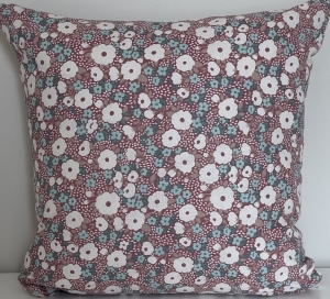 Poszewka Bawełniana Anmar Classic 40x40 - Kwiatuszki Różowe Tło