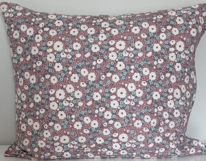 Poszewka Bawełniana Anmar Classic 50x60 - Kwiatuszki Różowe Tło