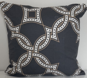 Poszewka Bawełniana Anmar Classic 35x35 - Grafitowy Łańcuch