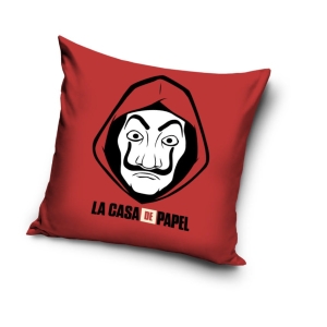 Poszewka na poduszkę 40x40 - La Casa De Papel Dom z Papieru 